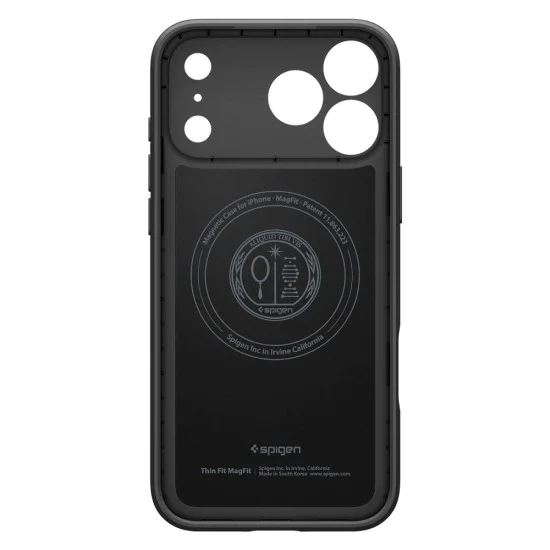 Калъф за iPhone 17 Pro Max - Spigen - Thin Fit MagSafe - Черен