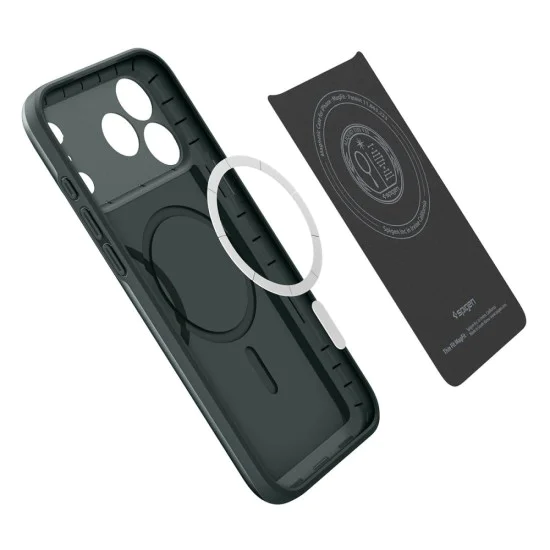 Калъф за iPhone 17 Pro Max – с MagSafe – Spigen Thin Fit – Бездна зелено