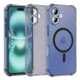 Калъф за iPhone 17 - Удароустойчив Прозрачен силикон MagSafe - Черен