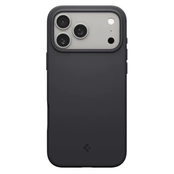 Калъф за iPhone 17 Pro - Spigen - Силиконов с MagSafe - Черен