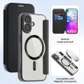 Калъф за iPhone 17 - Techsuit - SmartMag Book Case - Черен
