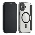 Калъф за iPhone 17 - Techsuit - SmartMag Book Case - Черен