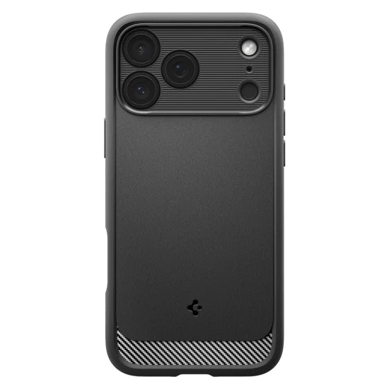 Калъф за iPhone 17 Pro Max - Spigen - Rugged Armor MagSafe - Матирано Черен