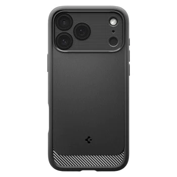 Калъф за iPhone 17 Pro - Spigen - Rugged Armor MagSafe - Матово Черен