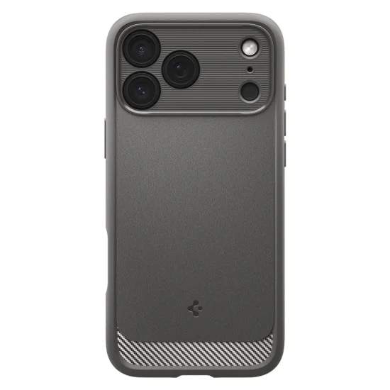 Калъф за iPhone 17 Pro Max - Spigen - Rugged Armor MagSafe - Сив