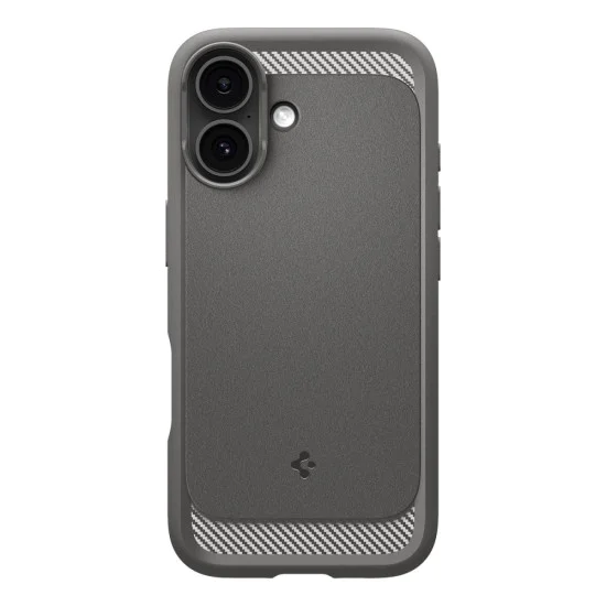 Калъф за iPhone 17 - Spigen - Rugged Armor MagSafe - Сив