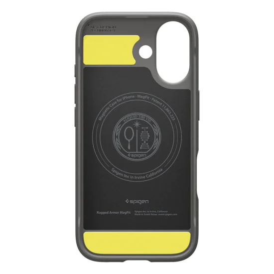 Калъф за iPhone 17 - Spigen - Rugged Armor MagSafe - Сив