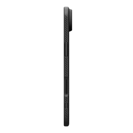 Калъф за iPhone 17 Air - Spigen - Liquid Air - Матирано Черен