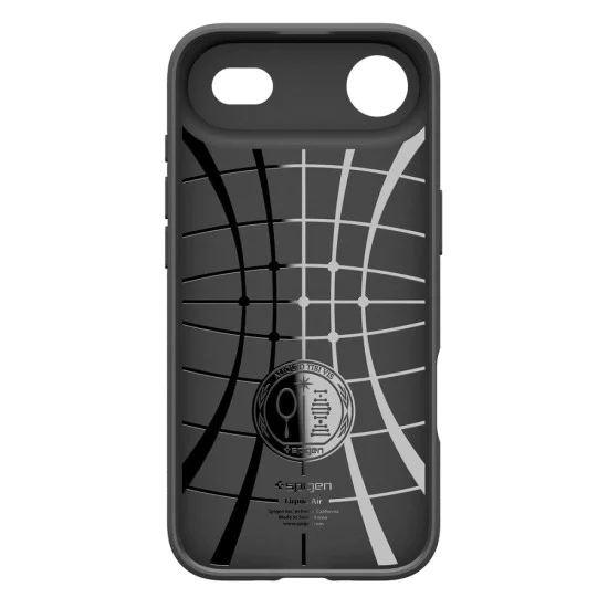 Калъф за iPhone 17 Air - Spigen - Liquid Air - Матирано Черен