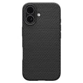 Калъф за iPhone 17 - Spigen - Liquid Air - Матирано Черен