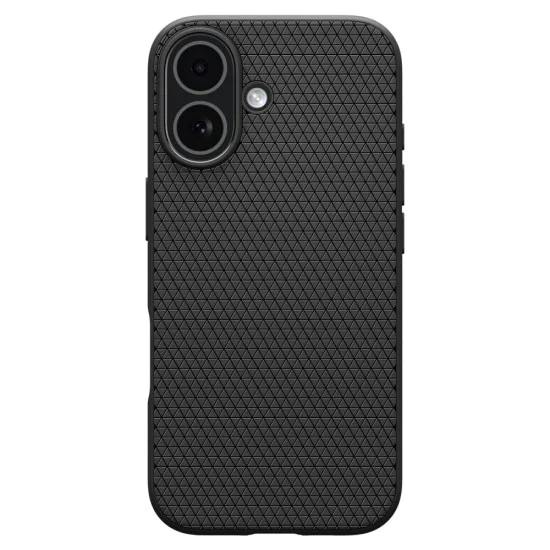 Калъф за iPhone 17 - Spigen - Liquid Air - Матирано Черен