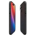 Калъф за iPhone 17 - Spigen - Liquid Air - Матирано Черен