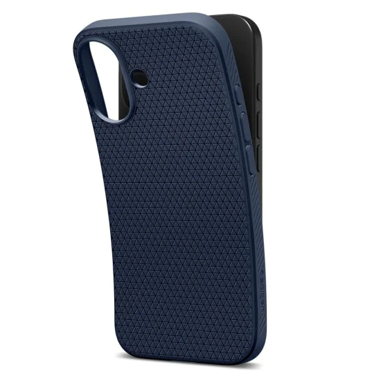 Калъф за iPhone 17 - Spigen - Liquid Air - Син