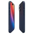 Калъф за iPhone 17 - Spigen - Liquid Air - Син