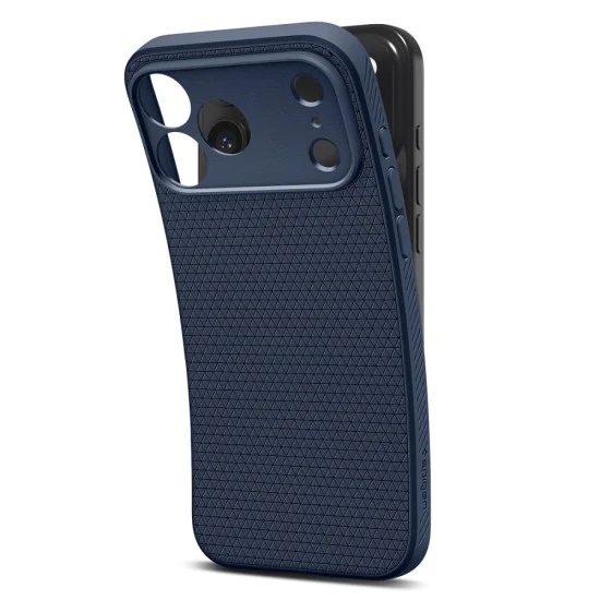 Калъф за iPhone 17 Pro Max - Spigen - Liquid Air - Син
