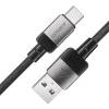 Acefast - Кабел за данни (C9-04) - USB към Type-C, бързо зареждане, 3A, оплетен найлон, 25 000 извивки, 1,2 м - Черен