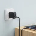 Acefast - Кабел за данни (C9-04) - USB към Type-C, бързо зареждане, 3A, оплетен найлон, 25 000 извивки, 1,2 м - Черен