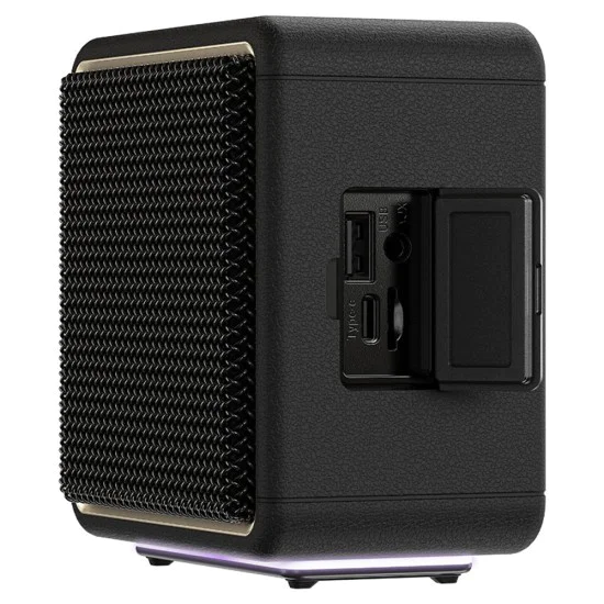 Безжична колонка – Acefast Nano (K3) – Bluetooth 5.4, RGB светлини, Handsfree, USB / TF / AUX, IPX6, USB-C, 2600mAh – Черен