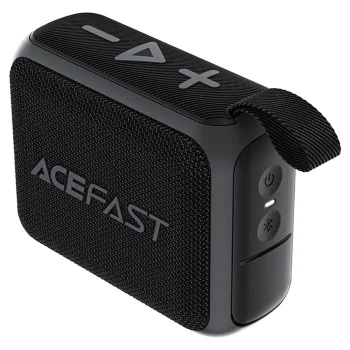 Безжична колонка – Acefast Go (K4) – Bluetooth 5.4, портативна, 5W, водоустойчивост IPX7, Type-C, 900mAh – Черен
