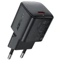 Зарядно за стена – Acefast A118 – GaN, Fast Charge, PD30W, мини дизайн, с Type-C към Type-C кабел 1.2m – Черен