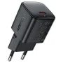 Зарядно за стена – Acefast A118 – GaN, Fast Charge, PD30W, мини дизайн, с Type-C към Type-C кабел 1.2m – Черен