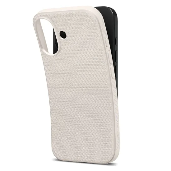 Калъф за iPhone 17 - Spigen - Liquid Air - Натурален титан