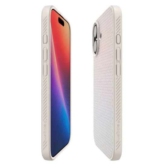 Калъф за iPhone 17 - Spigen - Liquid Air - Натурален титан