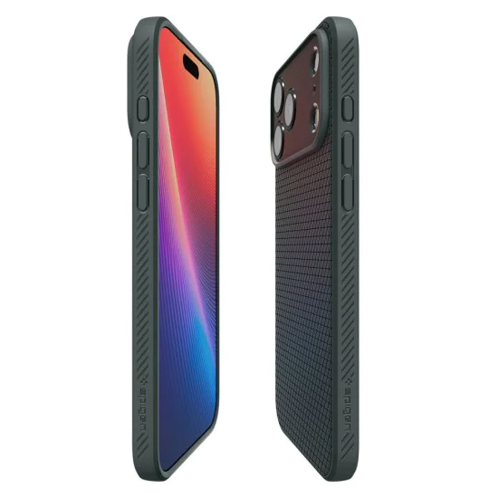 Калъф за iPhone 17 Pro - Spigen - Liquid Air - Зелен