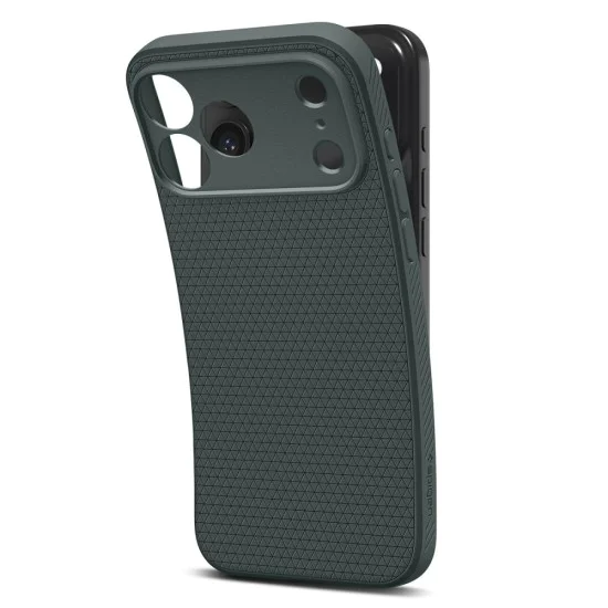 Калъф за iPhone 17 Pro Max - Spigen - Liquid Air - Зелен