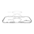 Калъф за iPhone 17 - Spigen - Liquid Crystal MagSafe - Прозрачен / Бял