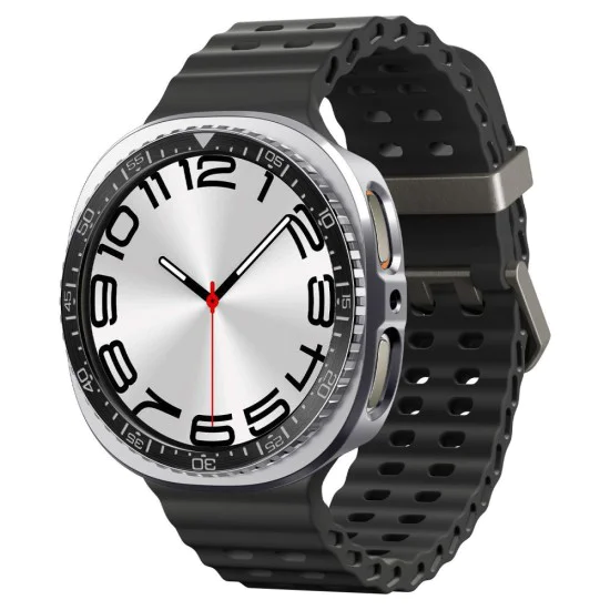 Протектор за Samsung Galaxy Watch8 44mm, неръждаема стомана - Spigen - Bezel Tune Pro Diver - Черен