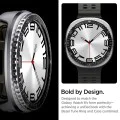 Протектор за Samsung Galaxy Watch8 44mm, неръждаема стомана - Spigen - Bezel Tune Pro Diver - Черен