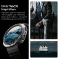 Протектор за Samsung Galaxy Watch8 44mm, неръждаема стомана - Spigen - Bezel Tune Pro Diver - Черен