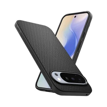Калъф за Google Pixel 10 Pro XL - Spigen - Liquid Air - Матирано Черен
