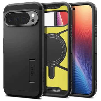 Калъф за Google Pixel 10 Pro XL - Spigen - Tough Armor MagSafe - Черен