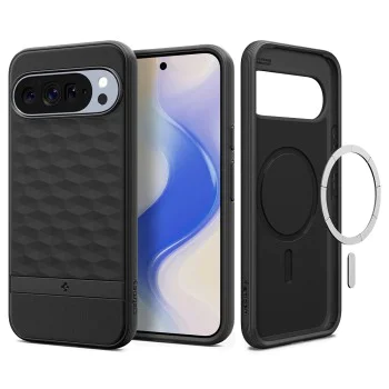 Калъф за Google Pixel 10 Pro XL - Spigen - Caseology Parallax MagSafe - Матирано Черен