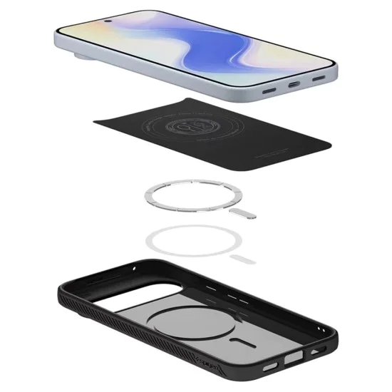 Калъф за Google Pixel 10 Pro XL - Spigen - Liquid Air MagSafe - Матирано Черен