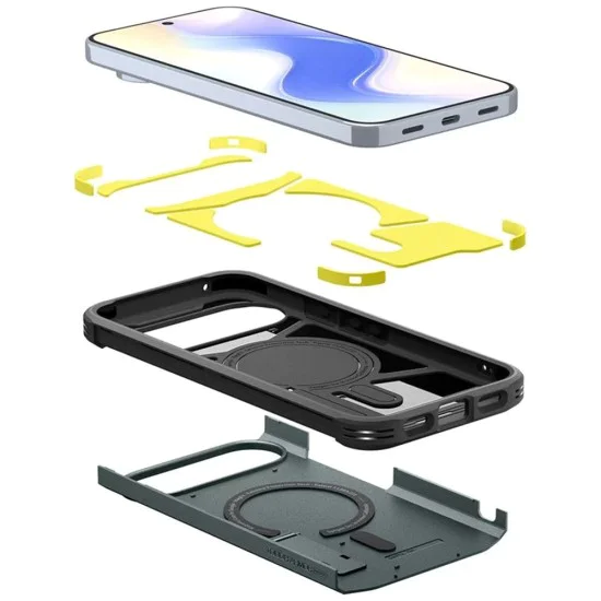 Калъф за Google Pixel 10 Pro XL - Spigen - Tough Armor MagSafe - Зелен