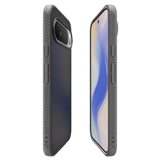 Калъф за Google Pixel 10 Pro XL - Spigen - Liquid Air MagSafe - Мраморно Сив