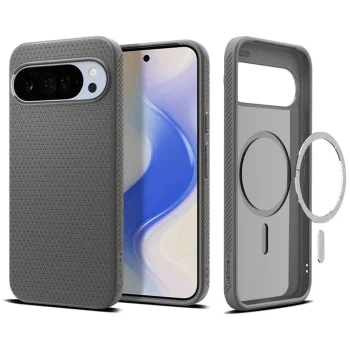 Калъф за Google Pixel 10 Pro XL - Spigen - Liquid Air MagSafe - Мраморно Сив