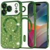 Калъф за iPhone 17 Pro Max - Techsuit - Luxury Glitter MagSafe - Тъмно Зелен