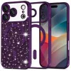 Калъф за iPhone 17 Pro - Techsuit - Luxury Glitter MagSafe - Тъмно Лилав