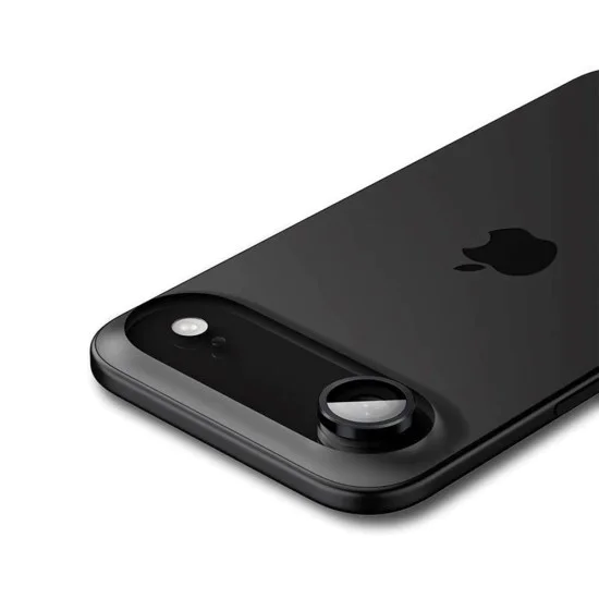 Калъф за iPhone 17 Air - Spigen - Optik.tR EZ Fit Pro Camera Glass (2 броя) - Черен