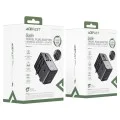 Универсален преходник за пътуване (Z8) - Acefast - 3x USB-C, 2x USB, (EU, UK, AUS, US), 45W, GaN - Черно