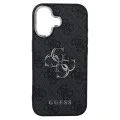 Калъф за iPhone 17 - Guess - Hardcase Big 4G Logo Classic Logo (GUHCP17SP4G4SMCK) - Черен