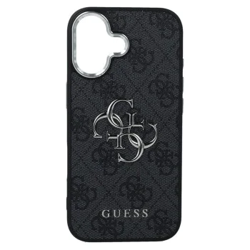 Калъф за iPhone 17 - Guess - Hardcase Big 4G Logo Classic Logo (GUHCP17SP4G4SMCK) - Черен