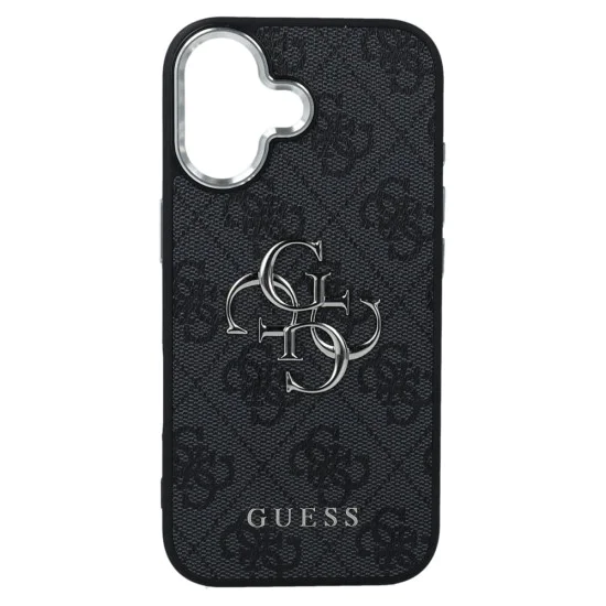 Калъф за iPhone 17 - Guess - Hardcase Big 4G Logo Classic Logo (GUHCP17SP4G4SMCK) - Черен