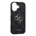 Калъф за iPhone 17 - Guess - Hardcase Big 4G Logo Classic Logo (GUHCP17SP4G4SMCK) - Черен