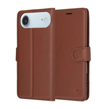 Калъф за iPhone 17 Air - Techsuit - Leather Folio - Кафяв