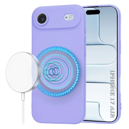 Калъф за iPhone 17 Air - SoftFlex MagSafe - Лилав